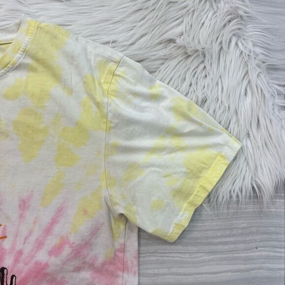 Zutter Pink & Yellow Tie Dye Graphic Tee - Picture 6 of 9